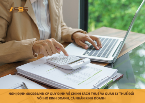 Quy định mới về khai thuế, tính thuế đối với hộ kinh doanh từ 05/3/2026